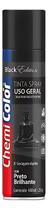 Tinta Spray Preto Brilhante Uso Geral Multiuso 400ml Chemicolor Tinta Spray Preto Brilhante Uso Geral Multiuso 400ml Chemicolor