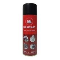 Tinta Spray Preto Fosco Alta Temperatura 300ml Colorart