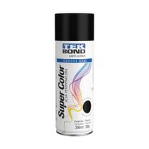 Tinta Spray Preto Fosco Alta Temperatura 350ML 250G TekBond