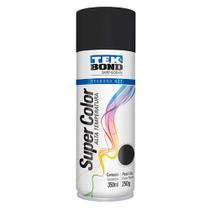 Tinta Spray Preto Fosco Alta Temperatura 350ml Tek Bond