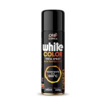 Tinta Spray Preto Fosco Alta Temperatura Orbi Química 250g