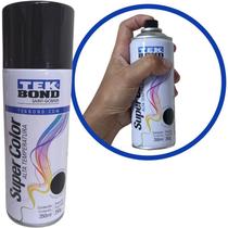 Tinta spray preto fosco - super color - tekbond - 350ml