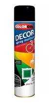 Tinta Spray Preto Fosco Uso Geral -Colorgin Decor 360ml