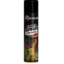 Tinta Spray Preto Fosco Uso Geral Radcolor 400ml RC2102