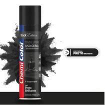 Tinta Spray Preto Uso Geral 400ml Chemicolor