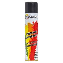 Tinta Spray Radcolor Preto Brilhante Liquido 400Ml Pintura Rodas Pecas Automotivas Geladeiras Bicicletas Moveis Aco Brinquedos Objetos Artesanais Deco - RADNAQ