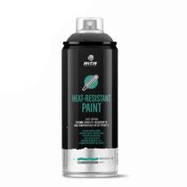 Tinta Spray Resistente Ao Calor Preto 400Ml Pro Mtn