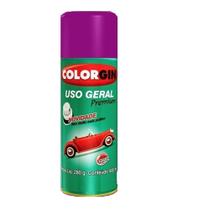 Tinta Spray Roxo Dakar 400ml 56011 Premium Colorgin com 6 Unid