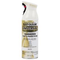Tinta spray Rust-Oleum 340g com acabamento branco martelado Tinta spray Rust-Oleum 340g com acabamento branco martelado