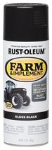 Tinta spray Rust-Oleum 340g Gloss Black Farm Use