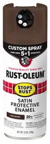 Tinta spray Rust-Oleum 376873 340g Satin Dark Brown 5 em 1