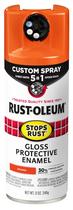 Tinta spray Rust-Oleum 376894 Personalizada 5 em 1 Laranja Brilhante 340ml Tinta spray Rust-Oleum 376894 Personalizada 5 em 1 Laranja Brilhante 340ml
