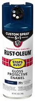 Tinta spray Rust-Oleum 376904 340g Azul marinho brilhante 5 em 1