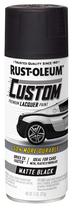 Tinta spray Rust-Oleum Automotive Custom Lacquer Matte Black