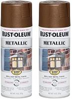 Tinta spray Rust-Oleum impede a ferrugem, cobre escuro metálico, 325 ml