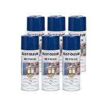 Tinta spray Rust-Oleum impede a ferrugem metálica azul cobalto 325 ml