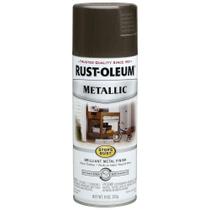 Tinta spray Rust-Oleum impede a ferrugem metálica de bronze escuro 325 ml Tinta spray Rust-Oleum impede a ferrugem metálica de bronze escuro 325 ml