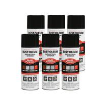 Tinta spray Rust-Oleum Industrial Choice 1600 Gloss Black 6PK