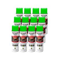 Tinta spray Rust-Oleum Industrial Choice 500mL verde fluorescente