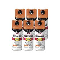 Tinta spray Rust-Oleum interrompe a ferrugem Custom Satin Curcuma 355ml