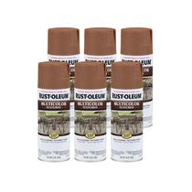 Tinta spray Rust-Oleum interrompe a ferrugem multicolorida, 350 ml, pacote com 6