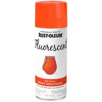 Tinta spray Rust-Oleum Specialty Fluorescente Vermelha Laranja 325mL