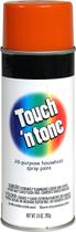 Tinta spray Rust-Oleum Touch N Tone 283g de laranja brilhante