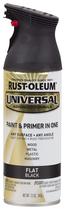 Tinta spray Rust-Oleum Universal All Surface Flat Black 355mL Tinta spray Rust-Oleum Universal All Surface Flat Black 355mL