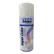 Tinta Spray Secagem Rápida Uso Geral Super Color Branco Fosco 350ml TekBond