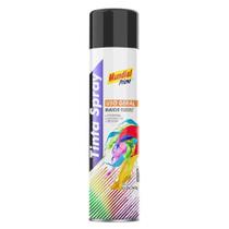 Tinta Spray Semi Brilho preto 400ml AE0100152 Mundial Prime Tinta Spray Semi Brilho preto 400ml AE0100152 Mundial Prime