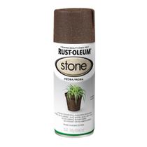 Tinta Spray Stone Pedra Marrom Rust-Oleum