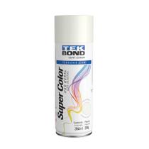 Tinta Spray Super Color Alta Temperatura Branco Fosco 350ml 250g - TekBond