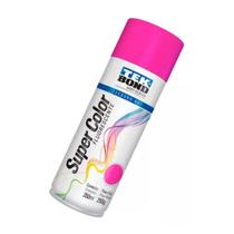 Tinta Spray Super Color Fluorescente Rosa 350ml Tekbond Tinta Spray Super Color Fluorescente Rosa 350ml Tekbond