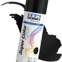 Tinta Spray Super Color Metálica 350ml Preto Tekbond
