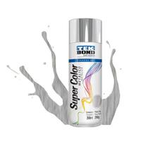 Tinta Spray Super Color Metálico Cromo 350ml TEKBond Tinta Spray Super Color Metálico Cromo 350ml TEKBond