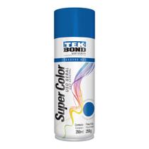 Tinta Spray Super Color Uso Geral 350ml Azul Tekbond