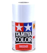 Tinta spray Tamiya TS-80 Clear Flat 100mL para ABS e estireno Tinta spray Tamiya TS-80 Clear Flat 100mL para ABS e estireno