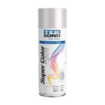 Tinta Spray Tek Bond Super Color Metálico Prata 350Ml 250G