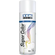 Tinta Spray Tekbond Branco Fosco Uso Geral 350ml Cx/6