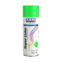 Tinta Spray Tekbond Fluorescente Verde 350ml - Cores Vibrantes e Acabamento de Qualidade