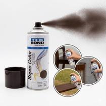Tinta Spray TekBond Marrom Uso Geral 350ml Tinta Spray TekBond Marrom Uso Geral 350ml