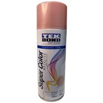 Tinta Spray Tekbond Metálico 350ML Cores Especiais - Rosa Millennial