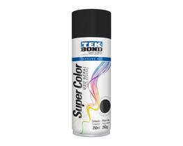 Tinta Spray Tekbond Uso Geral Preto Brilhante 350Ml/250G c/6 pcs