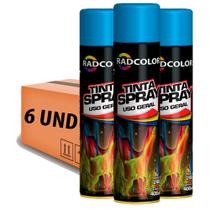 Tinta Spray Todas As Cores Uso Geral E Automotivo Cx 6 Latas