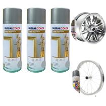 Tinta Spray todas Colores 400ml Caixa C/ 3 Unidades prata Tinta Spray todas Colores 400ml Caixa C/ 3 Unidades prata