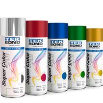 Tinta Spray Uso Geral 350ML DOURADO TEK BOND Tinta Spray Uso Geral 350ML DOURADO TEK BOND