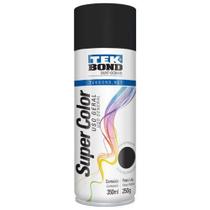 Tinta Spray uso geral 350ml - Preto Fosco - TEKBOND