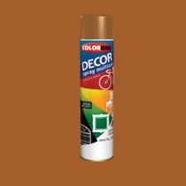 Tinta spray uso geral 360ml marrom barro decor - COLORGIN