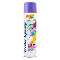 Tinta Spray Uso Geral 400 ml - Violeta - Mundial Prime