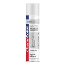 Tinta Spray Uso Geral 400ml/250g Branco Brilhante Chemicolor